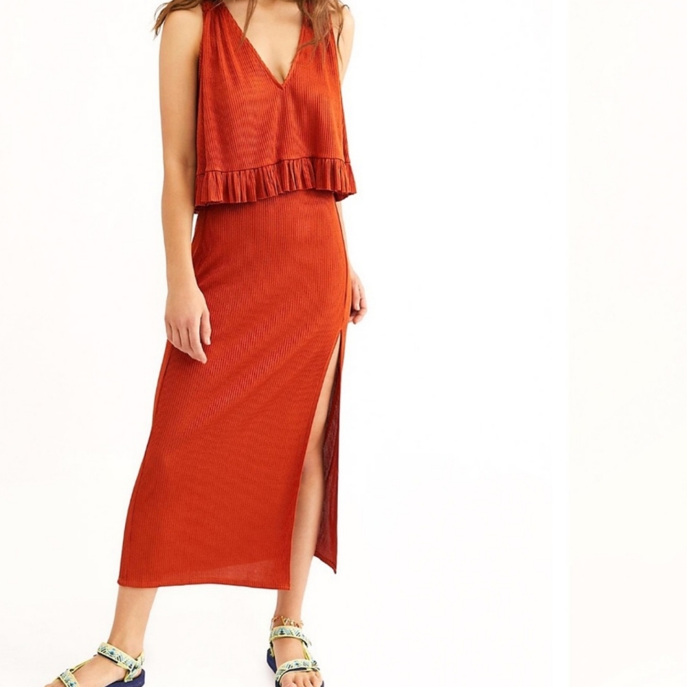 Free People No Excuses Set Smoked Paprika NWT - Picture 1 of 7